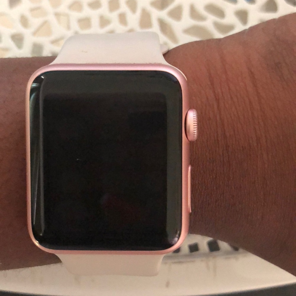 Apple Watch charger sold separate.